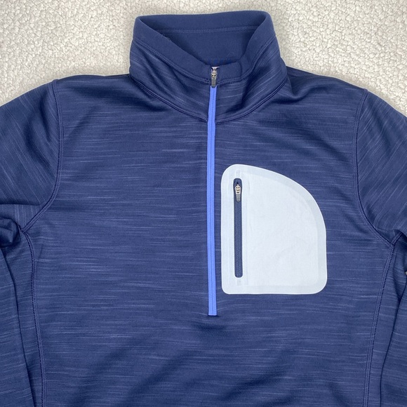 Stio Women’s Mountain Shadow Gannett Peak Blue Fleece Half Zip Pullover Large - Picture 3 of 11